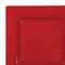 Smarty Had A Party 9.5" Red Square Plastic Dinner Plates (120 Plates), 120PK 6979-CASE - alternate 1